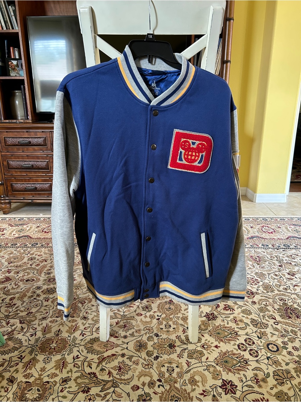 Walt Disney World men’s XL fleece letterman’s jacket 1971